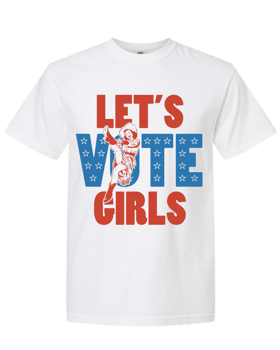 Let's Vote Girls -  Adult T-shirt